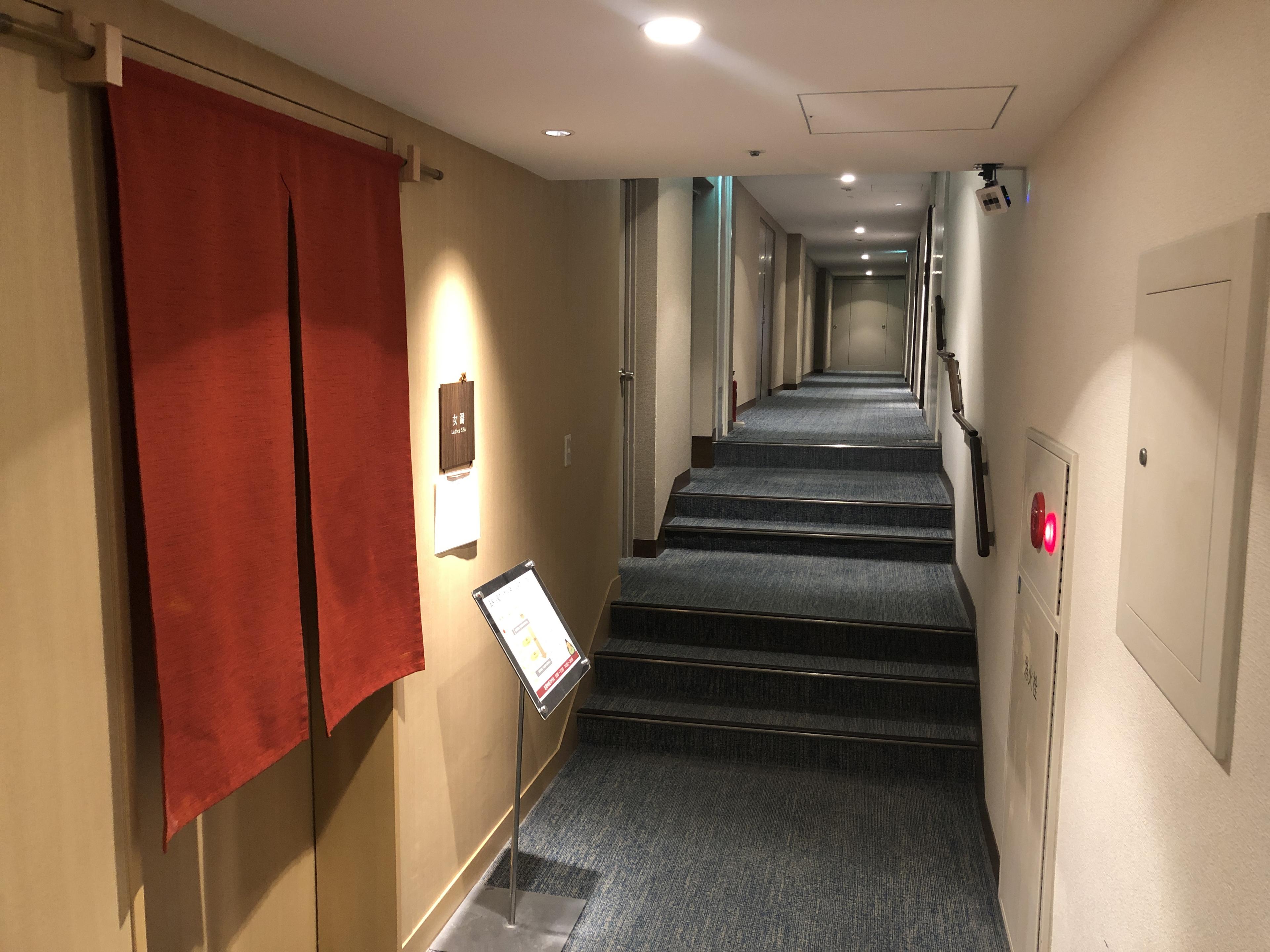 女性浴場のカメラ設置状況